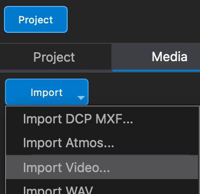 Import Image Sequence command in DaCaPo