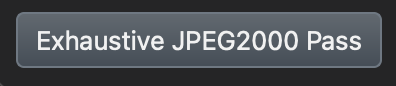 Exhaustive JPEG2000 Pass button in the DaCaPo verification results