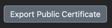 Exporting the DaCaPo public certificate