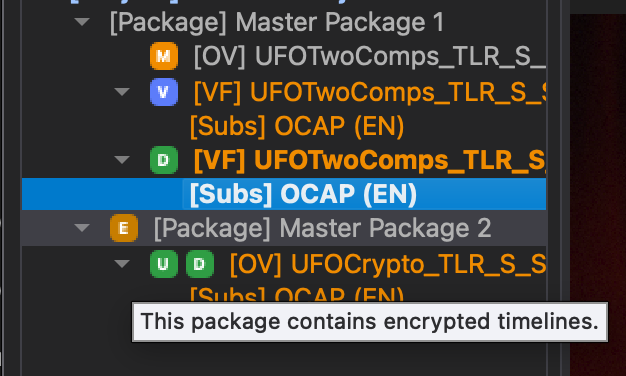 Package status information in DaCaPo